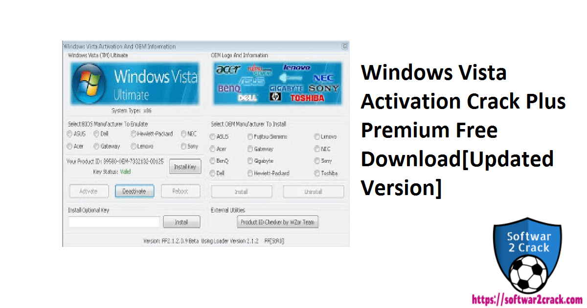 windows vista activator for all vista versions